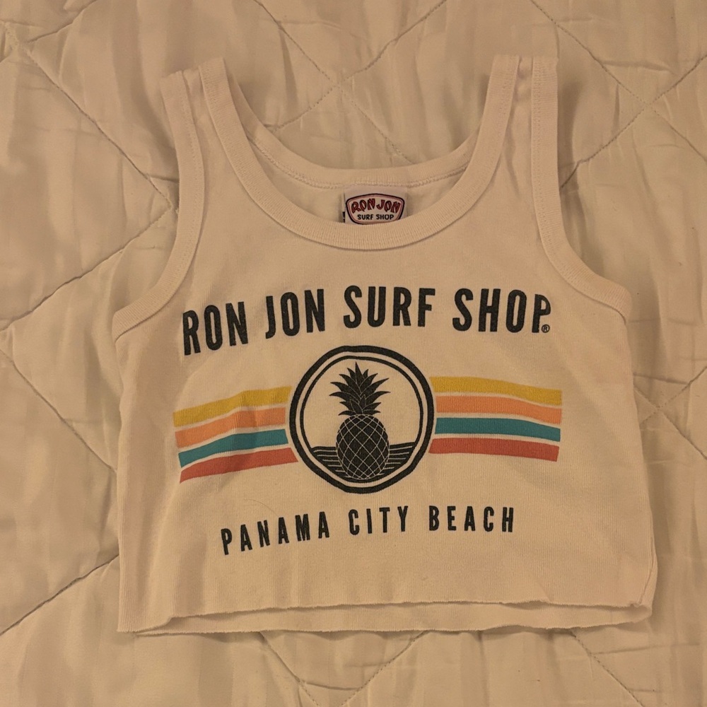 Women’s Cropped Tank Top - White